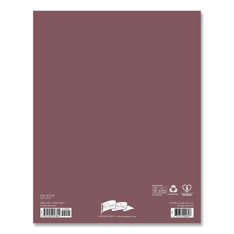 Garden Botanical Booklet Monthly Planner, 9.5 x 7.5, Multicolor Cover, 12-Month (Jan to Dec): 2026
