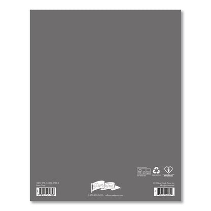 Basic Gray Booklet Monthly Planner, 9.5 x 7.5, Gray Cover, 12-Month (Jan to Dec): 2026
