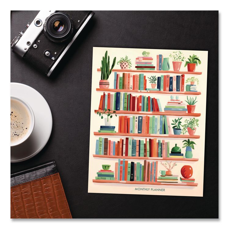 Garden Botanical Booklet Monthly Planner, 9.5 x 7.5, Multicolor Cover, 12-Month (Jan to Dec): 2026