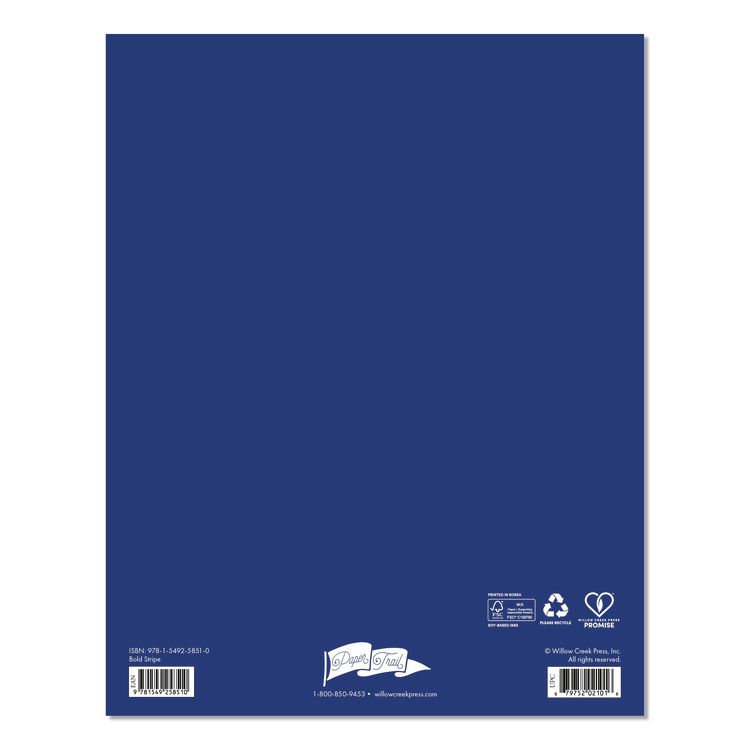 Bold Stripe Monthly Planner, 9.5 x 7.5, Multicolor Cover, 12-Month (Jan to Dec): 2026