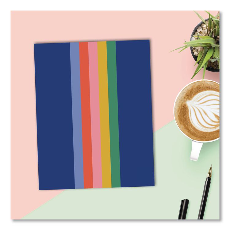 Bold Stripe Monthly Planner, 9.5 x 7.5, Multicolor Cover, 12-Month (Jan to Dec): 2026
