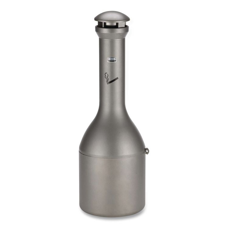 Infinity Traditional Smoking Receptacle, 4.1 gal, 13 dia x 39h, Antique Pewter
