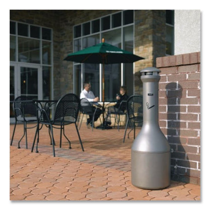 Infinity Traditional Smoking Receptacle, 4.1 gal, 13 dia x 39h, Antique Pewter