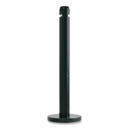 Smoker's Pole, Round, Steel, 0.9 gal, 4 dia x 41h, Black