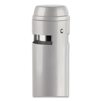 Smoker's Pole, Round, Steel, 0.9 gal, 4 dia x 41h, Silver