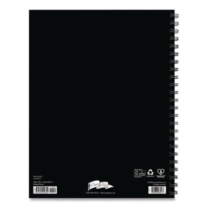 Budget Monthly Planner, 11 x 8.5, Black Cover, 12-Month, Undated