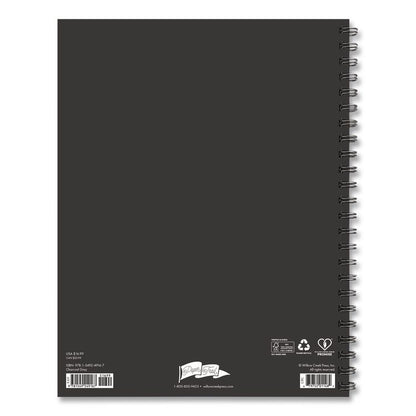 Charcoal Gray Undated Monthly Planner, 11 x 8.5, Charcoal Gray, Undated