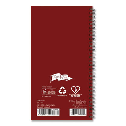 Cardinals (Trilingual) Weekly/Monthly Planner, 6.5 x 3.5, Multicolor Cover, 12-Month (Jan to Dec): 2026