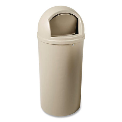 Marshal Classic Container, 25 gal, Plastic, Beige