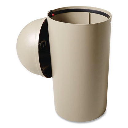 Marshal Classic Container, 25 gal, Plastic, Beige