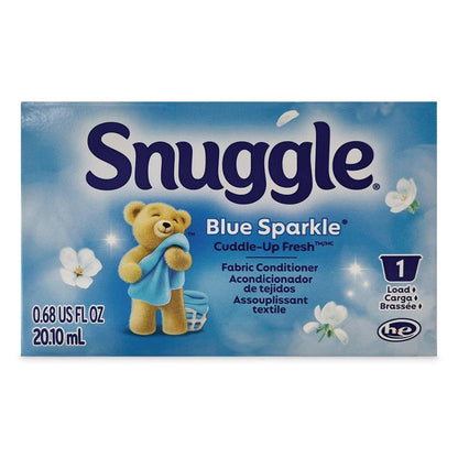 Liquid HE Fabric Softener, Blue Sparkle Scent, 1 Load Vend-Box, 100/Carton