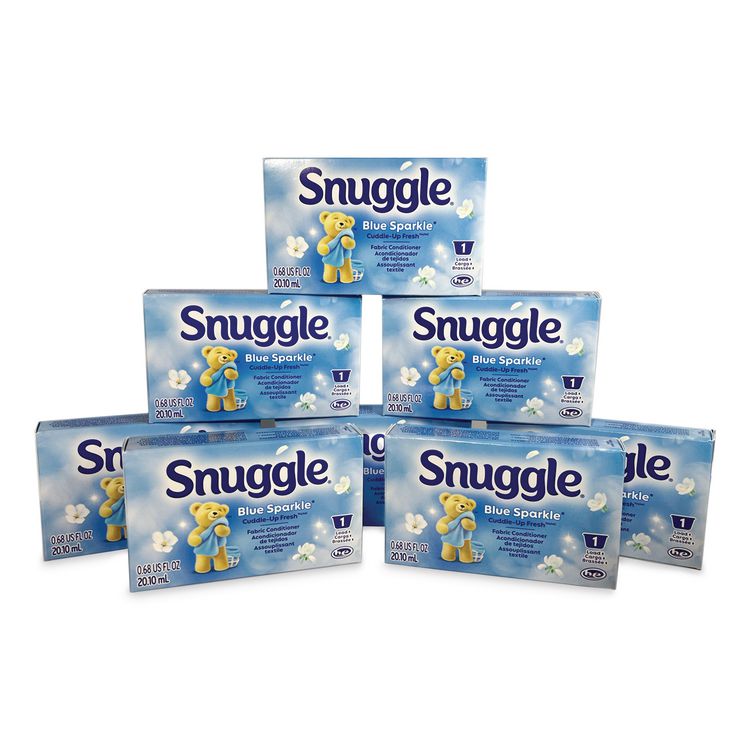 Liquid HE Fabric Softener, Blue Sparkle Scent, 1 Load Vend-Box, 100/Carton