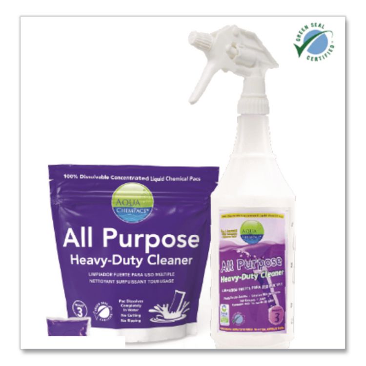 All Purpose Heavy-Duty Cleaner, Lavender Scent, 20 ChemPacs/Pack, 12 Packs/Carton