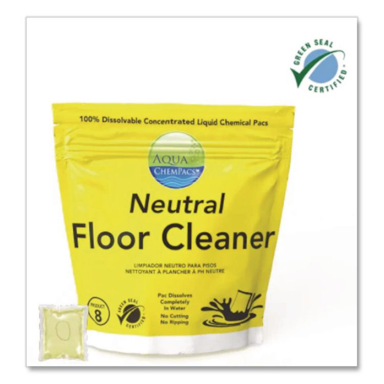 Neutral Floor Cleaner, Lavender Scent, 20 ChemPacs/Pack, 12 Packs/Carton