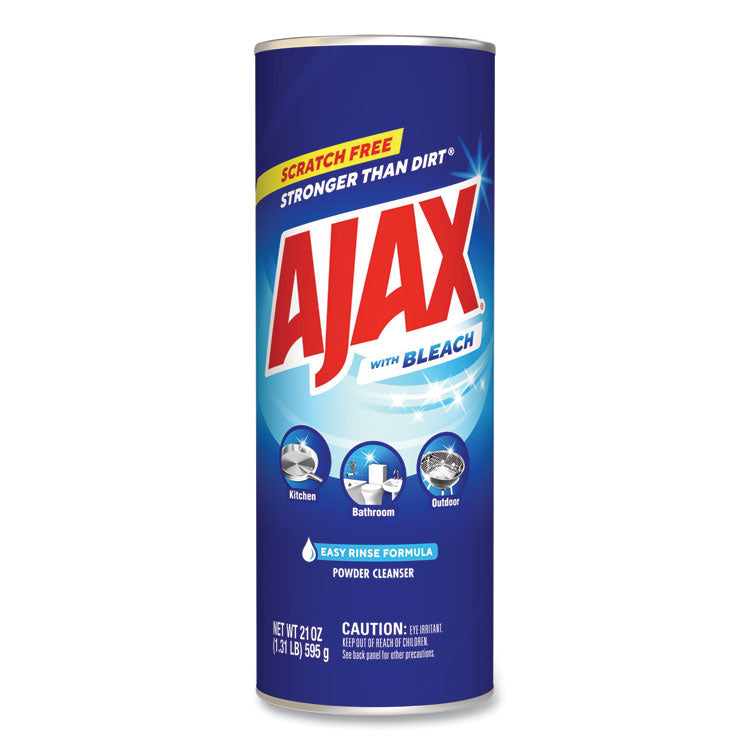 Powder Cleanser with Bleach, 21 oz Canister, 12/Carton