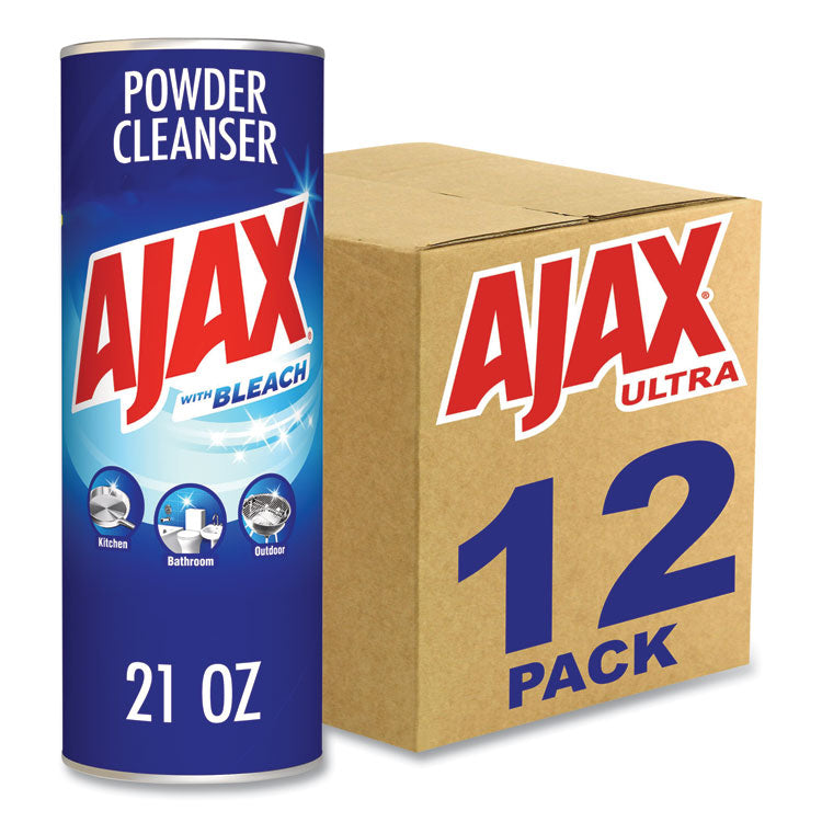 Powder Cleanser with Bleach, 21 oz Canister, 12/Carton