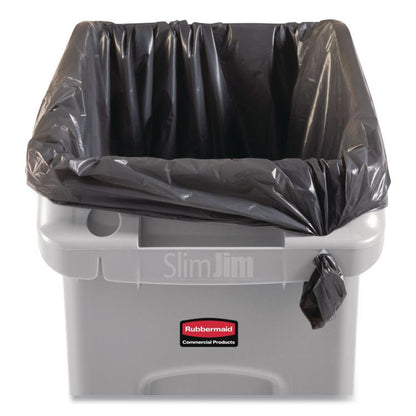 Slim Jim Under-Counter Container, 13 gal, Polyethylene, Gray