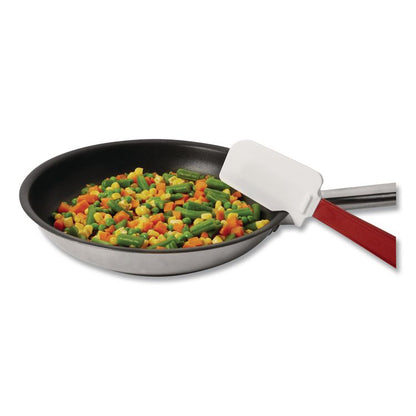 High-Heat Cook's Scraper, Plastic, 9.5", Red/White