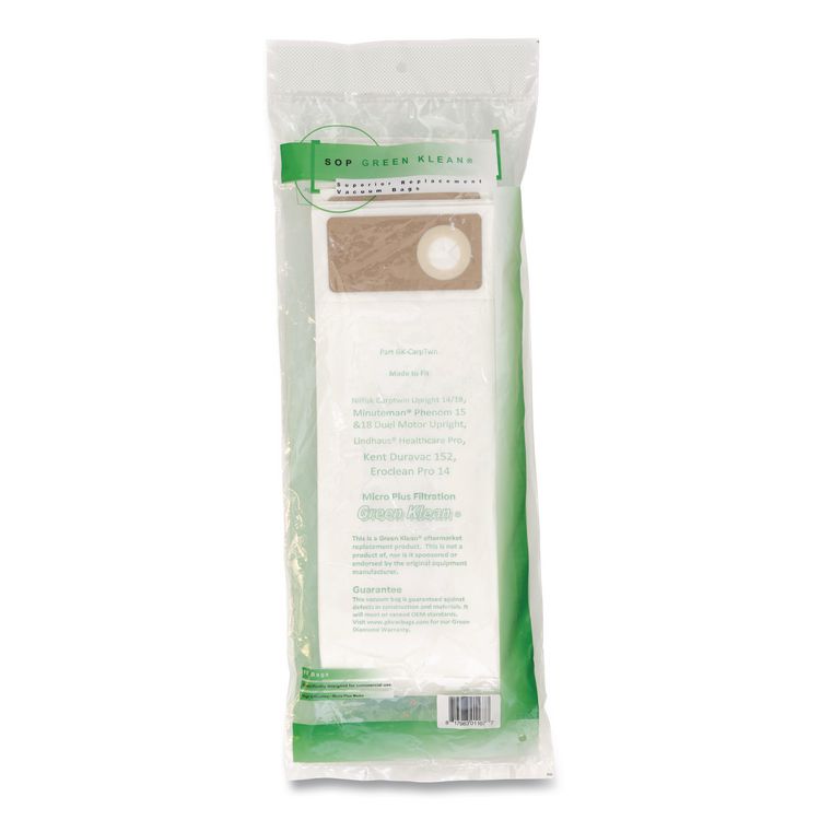 GK-CarpTwn Replacement Bag, 10 Bags/Pack, 10 Packs/Carton