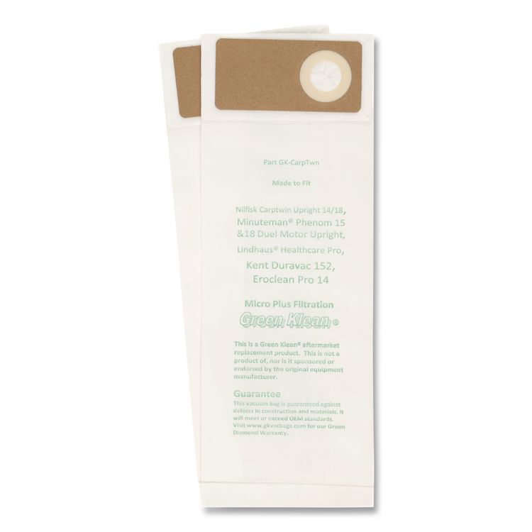 GK-CarpTwn Replacement Bag, 10 Bags/Pack, 10 Packs/Carton