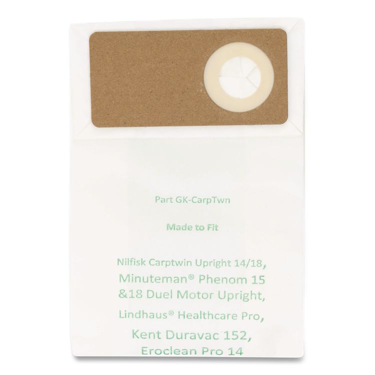 GK-CarpTwn Replacement Bag, 10 Bags/Pack, 10 Packs/Carton
