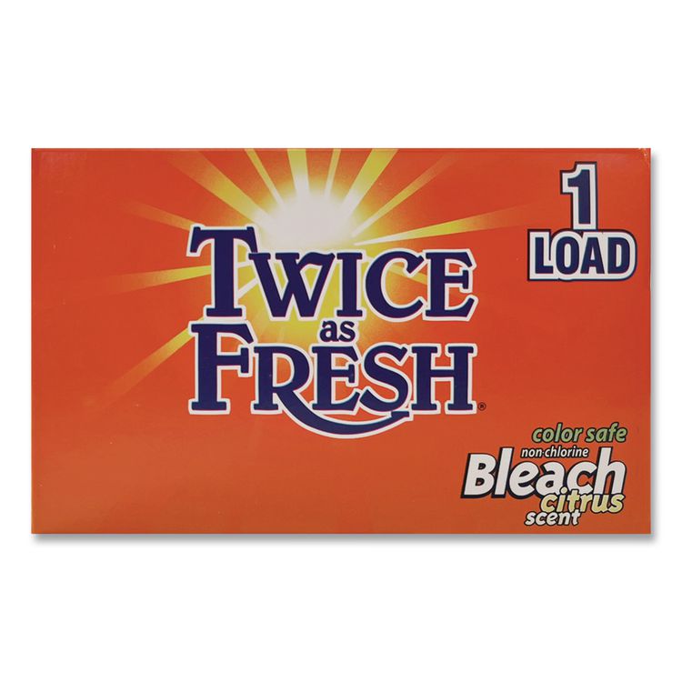 Color Safe Powder Bleach Vend Pack, Citrus Scent, 1 Load Box, 100/Carton