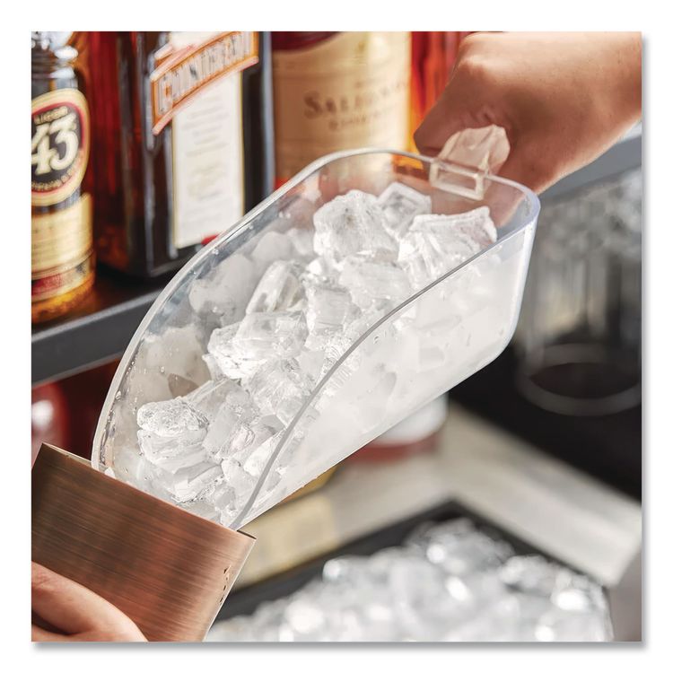 Bouncer Bar/Utility Scoop, 32 oz, Plastic, Clear