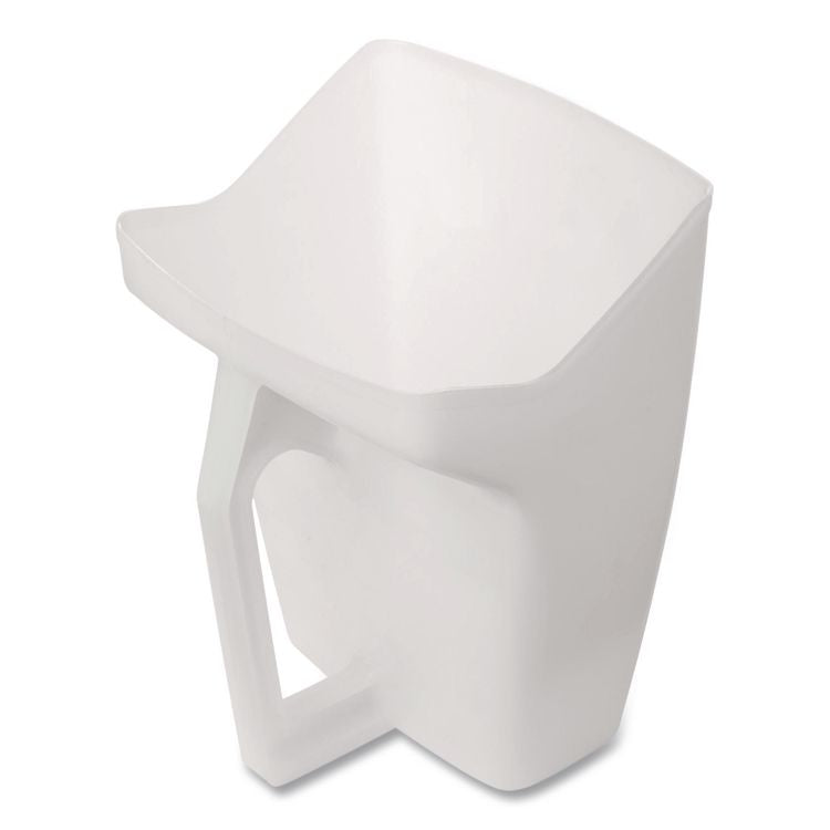 Bouncer Bar/Utility Scoop, 64 oz, Plastic, White