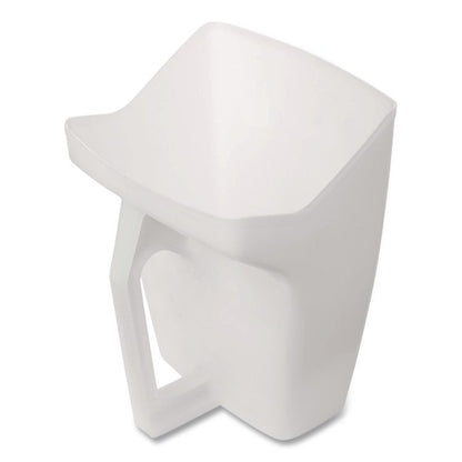 Bouncer Bar/Utility Scoop, 64 oz, Plastic, White