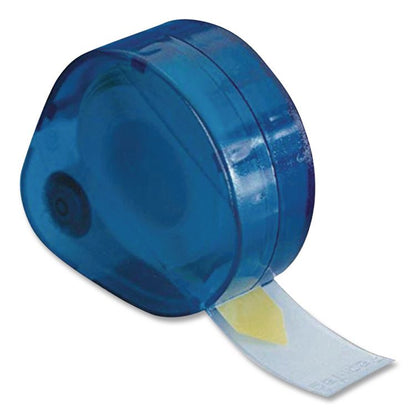 Arrow Message Page Flags in Dispenser, "Please Sign and Date", Yellow, 120 Flags