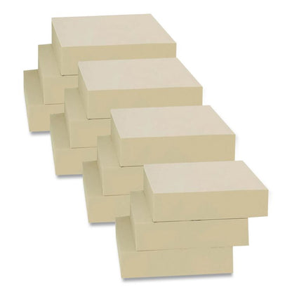 100% Recycled Self-Stick Notes, 1.5" x 2", Yellow, 100 Sheets/Pad, 12 Pads/Pack
