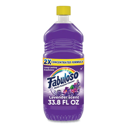 Multi-Use Cleaner, Lavender Scent, 33.8 oz Bottle, 12/Carton
