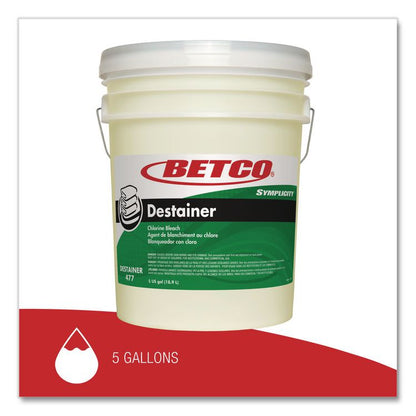 Symplicity Destainer, Mild Chlorine Scent, 5 gal Pail