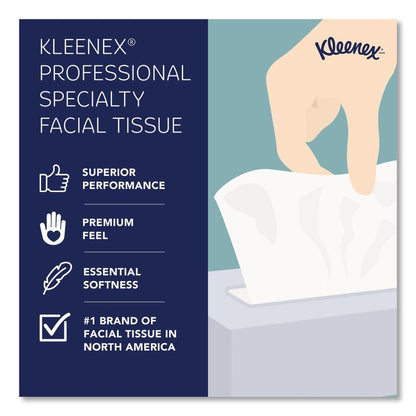 White Facial Tissue Junior Pack, 2-Ply, 48 Sheets/Box, 64 Boxes/Carton