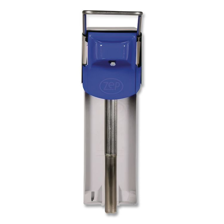 Heavy Duty Hand Care Wall Mount System, 1 gal, 5 x 4 x 14, Silver/Blue