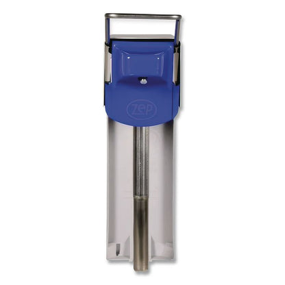 Heavy Duty Hand Care Wall Mount System, 1 gal, 5 x 4 x 14, Silver/Blue
