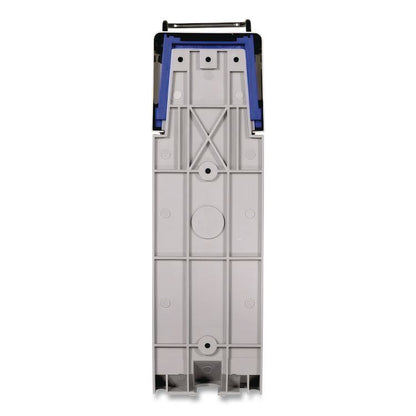 Heavy Duty Hand Care Wall Mount System, 1 gal, 5 x 4 x 14, Silver/Blue