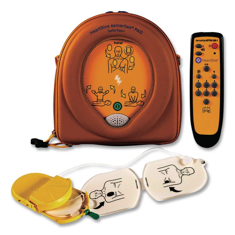 SAM 350P AED Trainer Remote Control, Yellow/Black