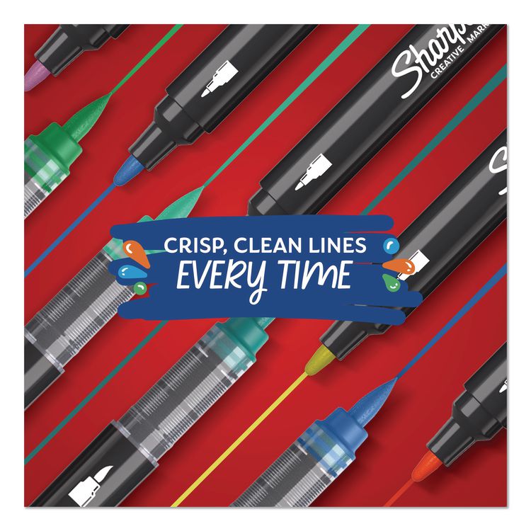 Creative Markers, Bullet Tip, Yellow, 6/Pack
