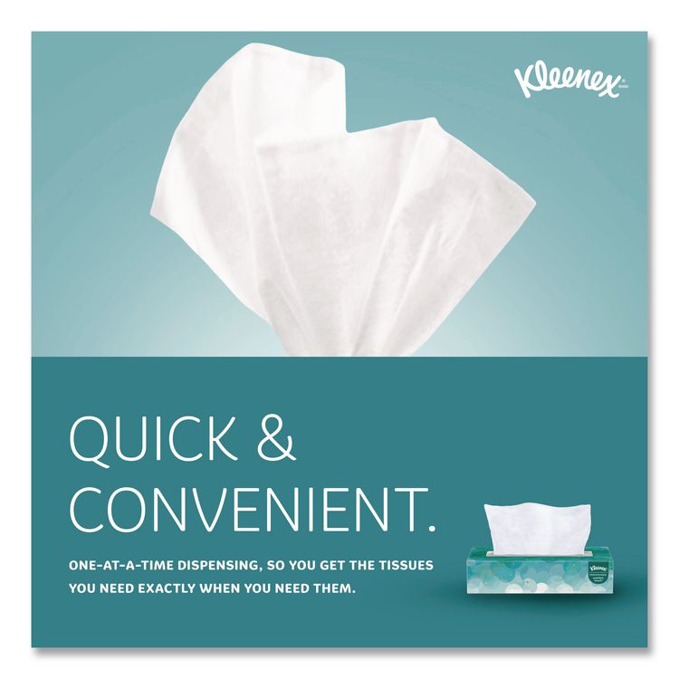 White Facial Tissue for Business, Pop-Up Box, 2-Ply, 100 Sheets/Box, 36 Boxes/Carton