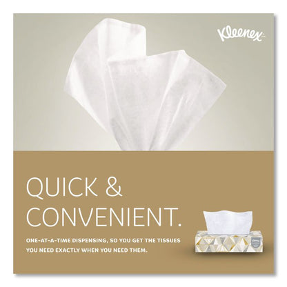 White Facial Tissue, Pop-Up Box, 2-Ply, 125 Sheets/Box