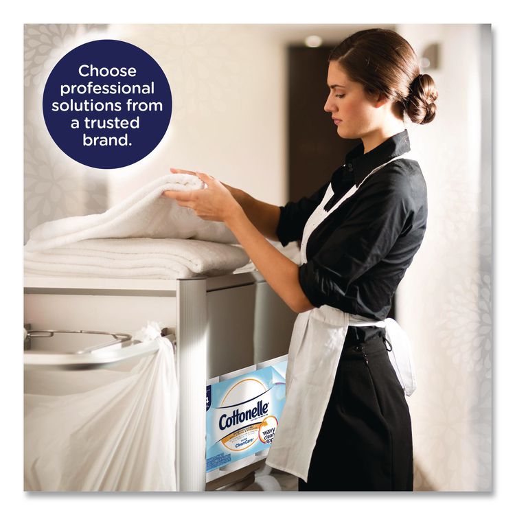 Clean Care Bathroom Tissue, Septic Safe, 1-Ply, White, 170 Sheets/Roll, 12 Rolls/Pack