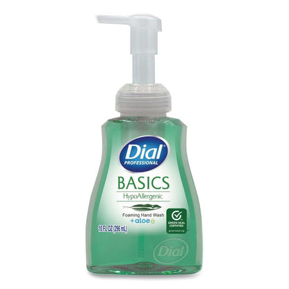 Basics Hypoallergenic Foaming Hand Wash, Fresh Floral Scent, 10 oz Pump Bottle
