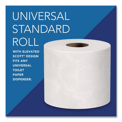 Essential Standard Roll Bathroom Tissue for Business, Septic Safe, 2-Ply, White, 550 Sheets/Roll