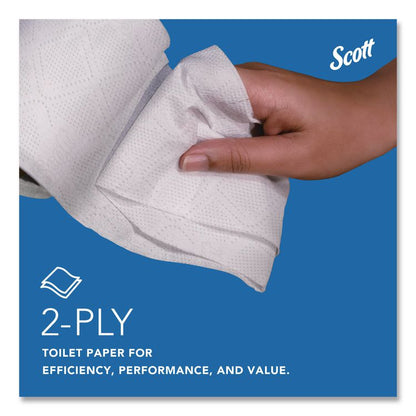 Essential Standard Roll Bathroom Tissue for Business, Septic Safe, 2-Ply, White, 550 Sheets/Roll
