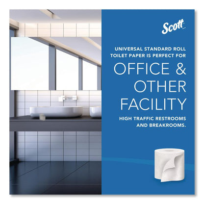 Essential Standard Roll Bathroom Tissue for Business, Septic Safe, 2-Ply, White, 550 Sheets/Roll