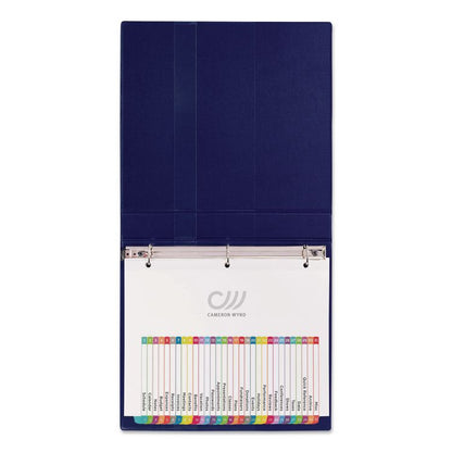 Customizable TOC Ready Index Multicolor Tab Dividers, 31-Tab, 1 to 31, 11 x 8.5, White, Contemporary Color Tabs, 1 Set