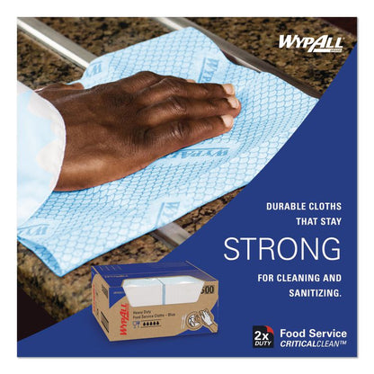 Foodservice Cloths, 12.5 x 23.5, Blue, 200/Carton