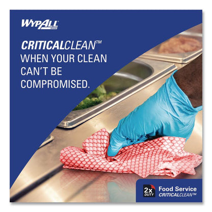 Foodservice Cloths, 12.5 x 23.5, Red, 200/Carton