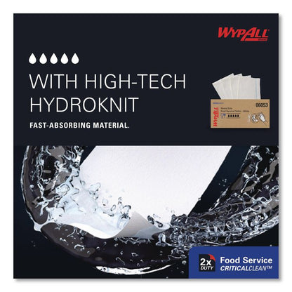 X50 Foodservice Towels, 1/4 Fold, 23.5 x 12.5, White, 200/Carton